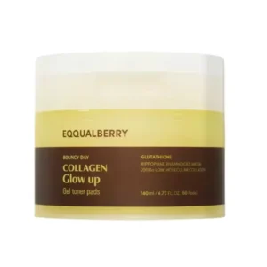 Eqqualberry Collagen Glow Up Gel Toner (60 Pads)